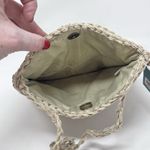 Earthbound Trading Company Crossbody Bag Purse Happy Face 8”x9” NWT Smiley Face Tan Photo 4