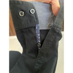 Tommy Bahama Women's SP ‎ long sleeved button down black top Photo 4