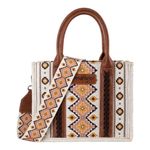 Wrangler Aztec Pattern Tote Bag Western Style Satchel Purse with Strap Crossbody Photo 0