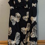 Y2K 2000s Vintage Black Butterfly Dress Size 4 Photo 0