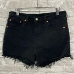 Levi's Levi’s Black 501 Button-fly Shorts Photo 0