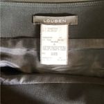 200. Louben black tulip hem lace skirt Size 8 Photo 2