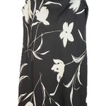SL Fashions Women's Black White Floral Cowl Neck Sleeveless Midi Dress Size 12 Photo 0