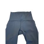 Lululemon EUC  Women 2‎ Train Times 7/8 Pant Midnight Navy Blue Solid Color Mesh Photo 3
