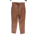 superdown Womens Chanice Faux Leather Belted Trouser Pants Size Small Photo 5