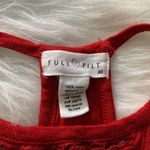 Full Tilt Red Cut Out Tank Top Photo 2
