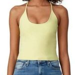 ALC Frank A.L.C. Ava Knit Sleeveless Tank Top Lemon Yellow Photo 0