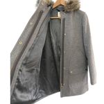 J.Crew Vail Parka Faux Fur Hooded Winter Coat Gray Size 4 Photo 10