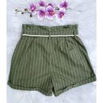 Topshop NWT Stripe Shorts with Rope Belt Photo 3