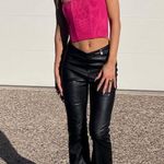 Tiger Mist Hot Pink Averill Corset Crop Tank Top Photo 4