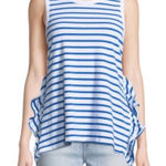 Current/Elliott Current Elliott Nautical‎ Slip stripe Cotton tank Size 1 Size Small Photo 0