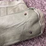 American Leather Co Light Green Leather Shoulder Bag Y2k Hobo Bag Photo 4