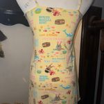 Mudd - Vintage 90’s Yellow and blue mini slip dress with tropical beach design Photo 4