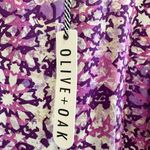 Olive & Oak  Purple Sleeveless Mini Dress Size Medium NWT Photo 2