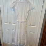 Ralph Lauren Lauren  White Eyelet Maxi Dress Size 18 Photo 1