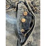 Good American  Shorts Womens 15 Blue Jean Denim 90s Cutoffs Indigo Flaw‎ Distress Photo 5