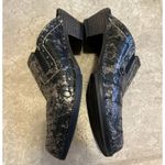 Tirrenia Italian Shoes Mules Sz. 10 Metallic Shimmer Low Heel Witchy Goth Photo 6