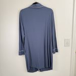 Kindred Braverly Clea Bamboo Long Sleeve Sleep Shirt SLate Blue Womens Large Photo 6