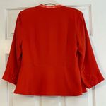 CAbi Orange Wrap Blazer Jane Jacket Size 4 Photo 1