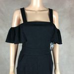 XOXO Off The Shoulder Black Romper NWT Small Photo 4