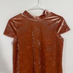 Madewell Crushed Velvet Mockneck Dress Photo 3