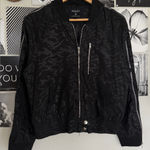 Ashley by 26 International  Black Camouflage Bomber Jacket Photo 0