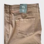 Wash Lab Denim Selma Pieced Asymmetric Denim Maxi Skirt Size 32 Brown Photo 5