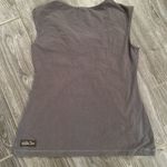Matilda Jane Women’s  size small S gray rouched gathered sleeveless tank top Photo 3