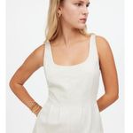 Madewell Wide Leg Jumpsuit Drapey Twill Muted Stone Beige Minimalist US 6 NWT Photo 3