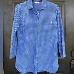 Victoria's Secret VS | Blue Plaid Sleep Shirt Dress Photo 0