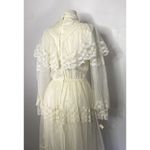 NWT VTG Cummings Victorian Lace Wedding Dress Romantic Intermission Length Photo 5