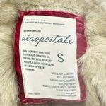 Aeropostale Vintage Y2K Faux Fur Lined Logo Full Zip Hoodie Size Small Maroon Photo 4