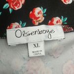 Olsenboye black red floral scuba skater skirt size xl Photo 4