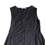 Lilasic Dark Gray / Washed Black sleeveless Japanese dress with button detailing 🔥 Photo 1