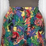 California vintage Camp Anderson  Bermuda Shorts Watermelon Tropical Print Large Photo 0