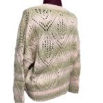 Sanctuary Pointelle Sweater Mock Neck Pullover Pink Moonlight Multi NWT Large Photo 9