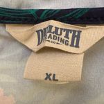 Duluth Trading Company  Tropical Zip up Floral Hooded Jacket XL Green Black Coral Photo 8