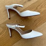 Banana Republic  - High Heel Mule Pumps in White Photo 1