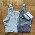 Outdoor Voices  Venus tritone sports bra/crop dove/ash/graphite Sz S NWT Photo 2