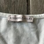 Sincerely Jules  Cream Short Sleeve Tee Photo 1