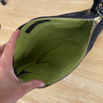 Isaac Mizrahi Eric Javits paper straw shoulder bag in black Photo 8