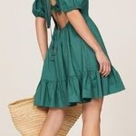 Peter Som  Green Puff Sleeve Dress Photo 1