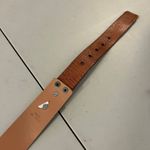 Brown Genuine Bonded Leather Wrap Round Silver Loop Stud Belt Size XL Photo 10