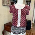 Miami Silky Flowy Crochet Lace Top Photo 7