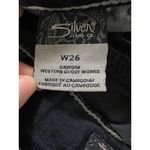 Silver Jeans Suki Capri Denim Cropped Jeans Size W26 Stretch Preppy City Party Photo 11