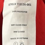 Lush Clothing NWT LUSH Women’s Relaxed Fit Fiery Red Pullover Dressy Henley Blouse Photo 8