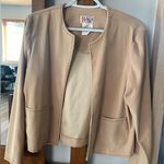 R & K Vintage  Tan Dress Jacket Photo 0