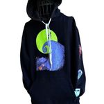 Disney Vintage  Nightmare Before Christmas Hoodie Medium Jack Sally Spira… Photo 5