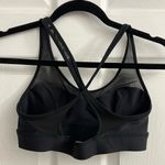 Lululemon MESH CROSS BACK SPORTS BRA black size 4 Photo 2