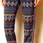 Anthropologie  ELEVENSES Aralia Print Pants Photo 0
